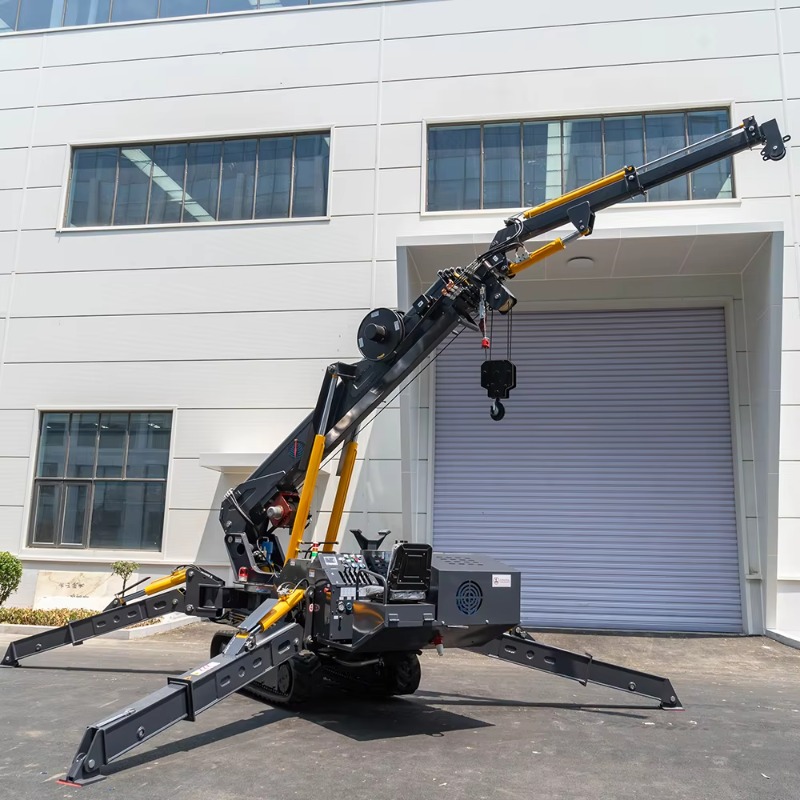 Heavy Equipment Crane - رافعة عنكبوتية صغيرة كهربائية هيدروليكية مدمجة
