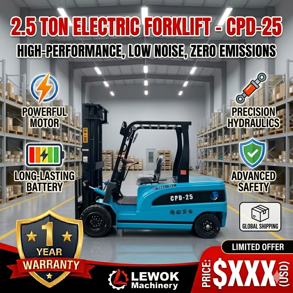 Heavy Equipment Electrical - رافعة شوكية كهربائية رافعة ٢ طن