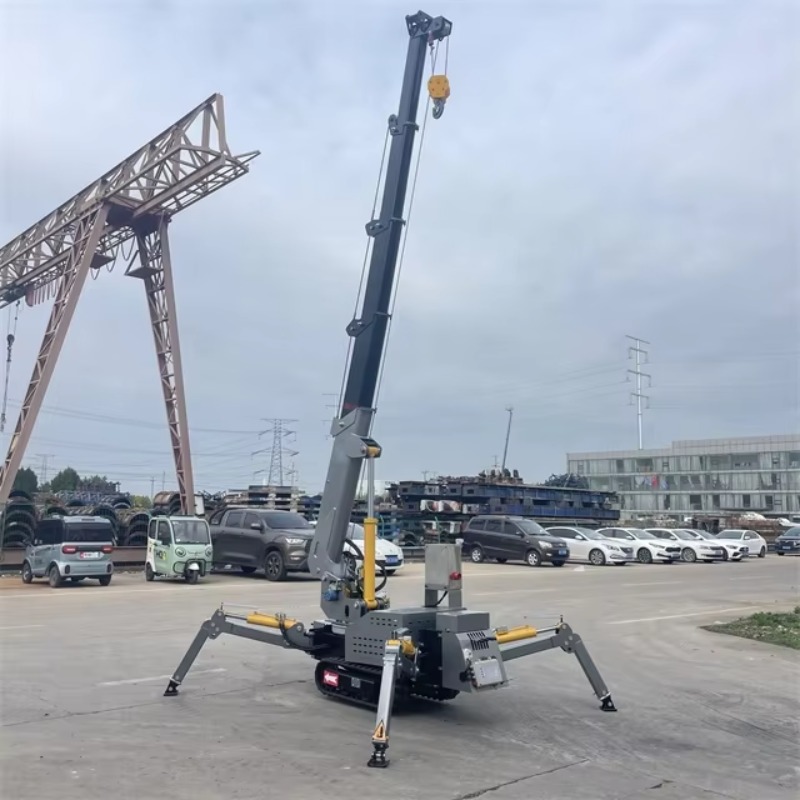 رافعة عنكبوتية صغيرة مدمجة تعم - مراجعة Heavy Equipment Crane وسعره