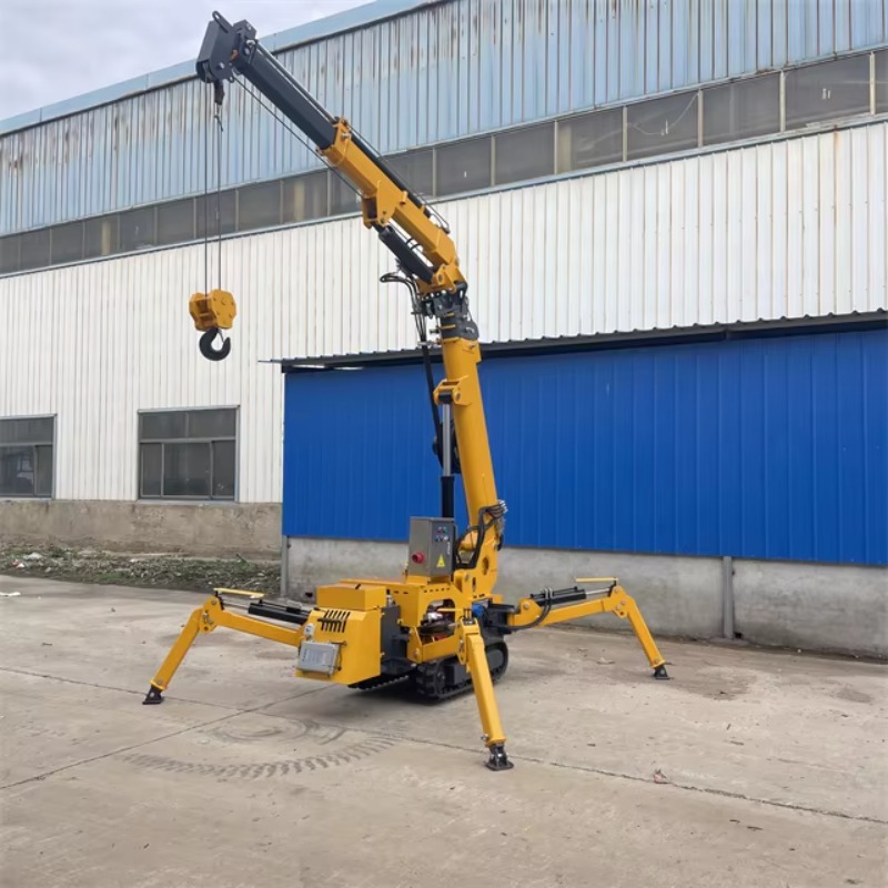 رافعة عنكبوتية صغيرة مدمجة تعم - مراجعة Heavy Equipment Crane وسعره