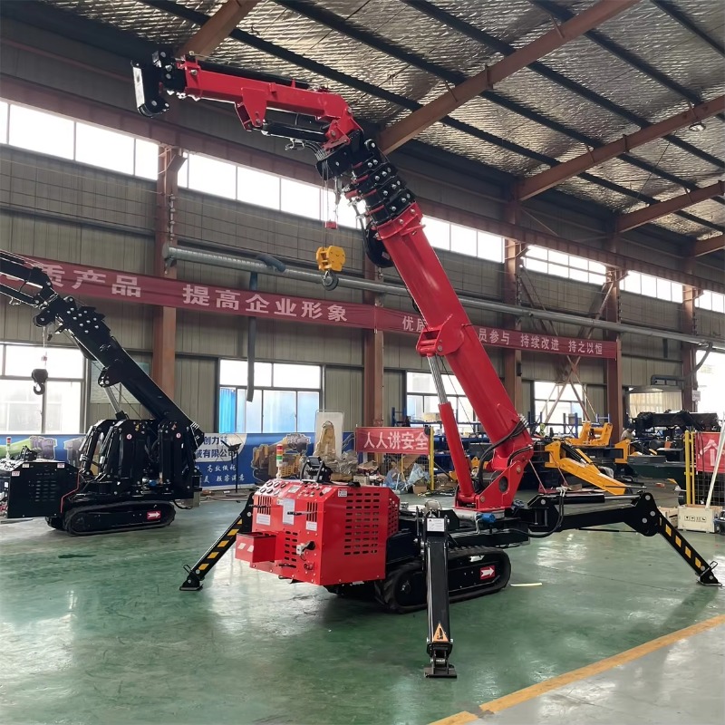 رافعة عنكبوتية صغيرة مدمجة تعم - مراجعة Heavy Equipment Crane وسعره