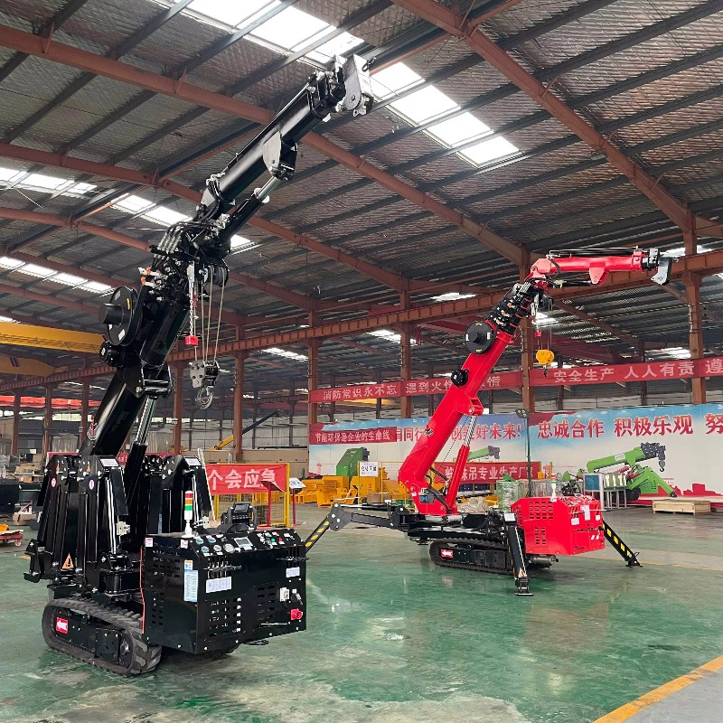 رافعة عنكبوتية صغيرة مدمجة تعم - مراجعة Heavy Equipment Crane وسعره