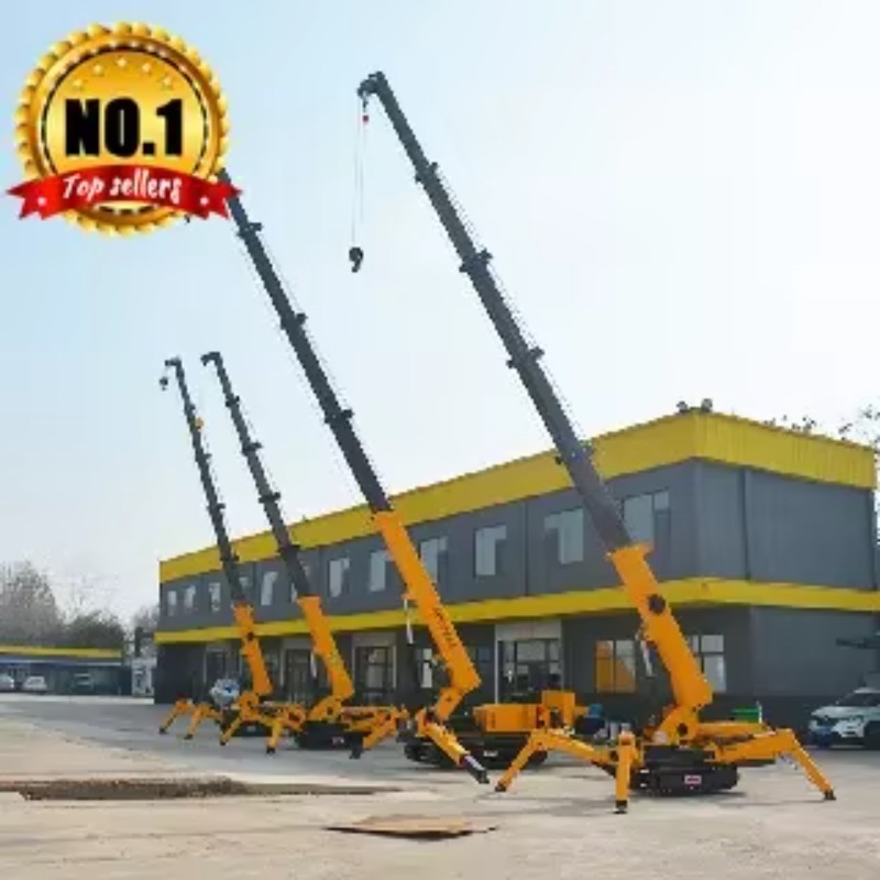 رافعة عنكبوتية هيدروليكية 8 طن - مراجعة Heavy Equipment Crane وسعره